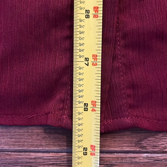 A Pea in The Pod Short Sleeve Button Down Elastic Waistband Shirt Size M - Picture 7 of 7